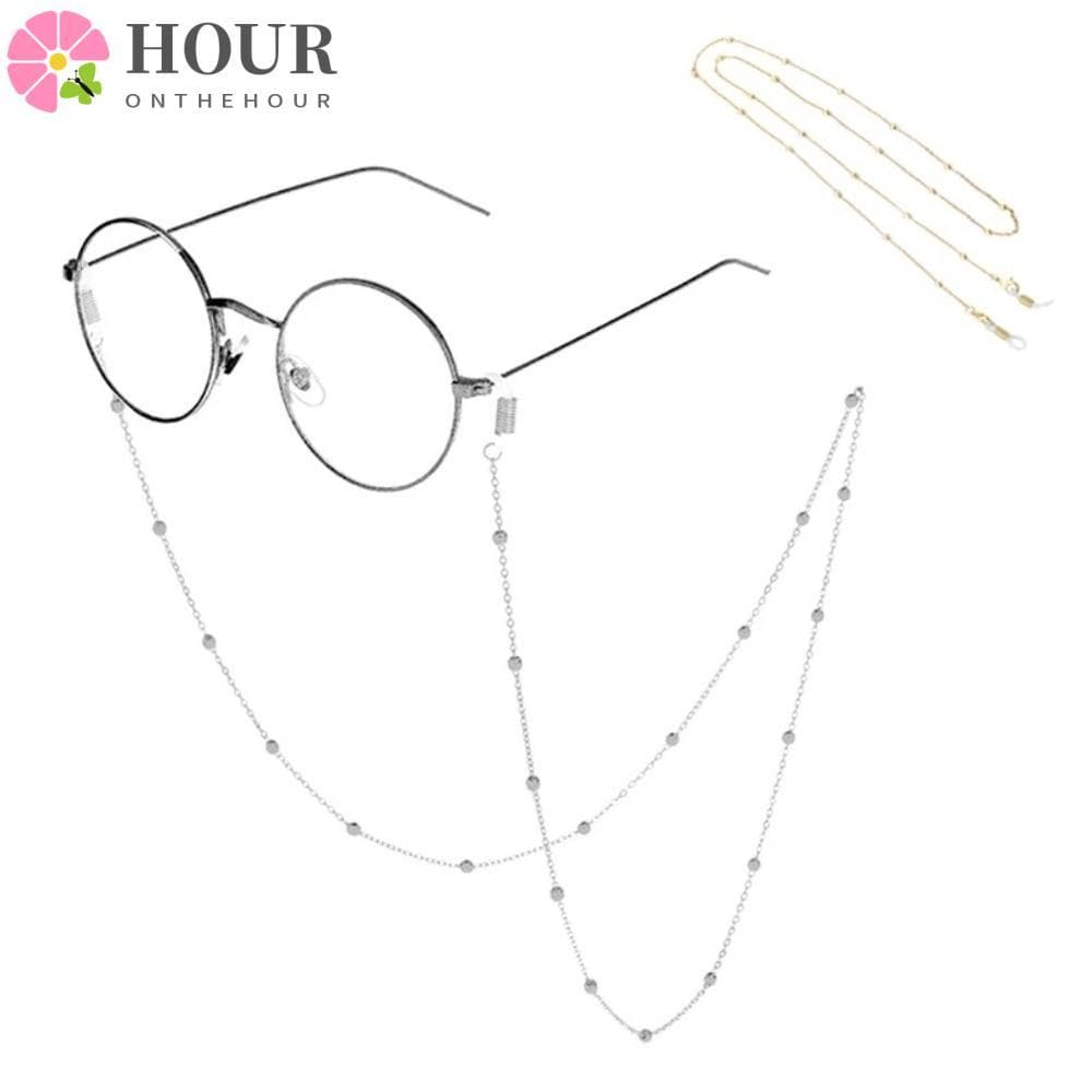 Corrente De Óculos De Hora , Correntes De Máscara DIY De 70cm , Acessórios Antiderrapantes Artesanais De Joias Da Moda