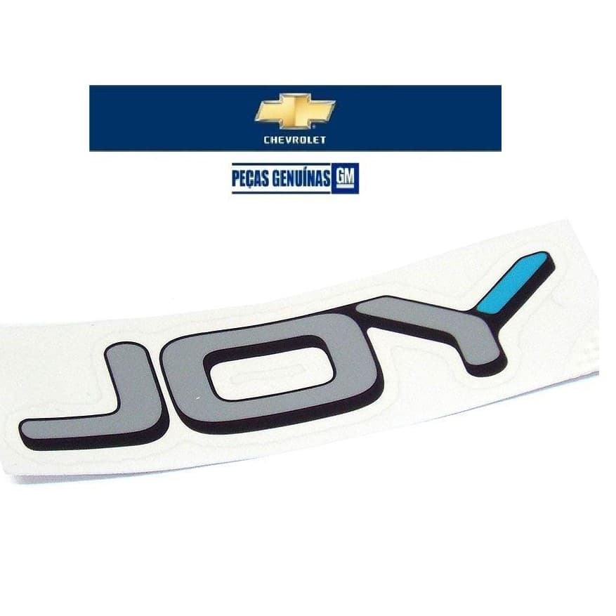 Emblema Adesivo Joy Tampa Traseira Onix e Prisma 52135242  GM