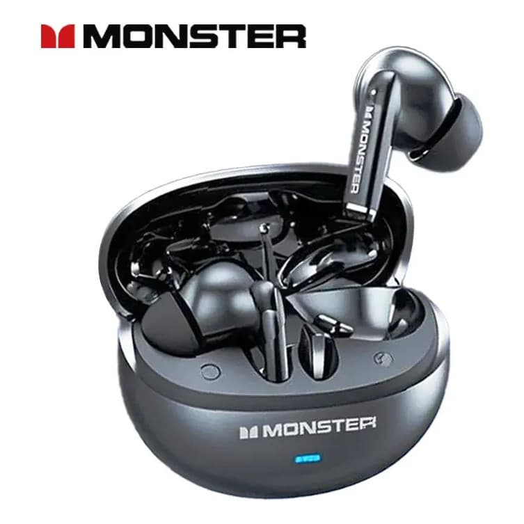 Fone Bluetooth Mqt39 Monster True Wireless Estéreo Preto