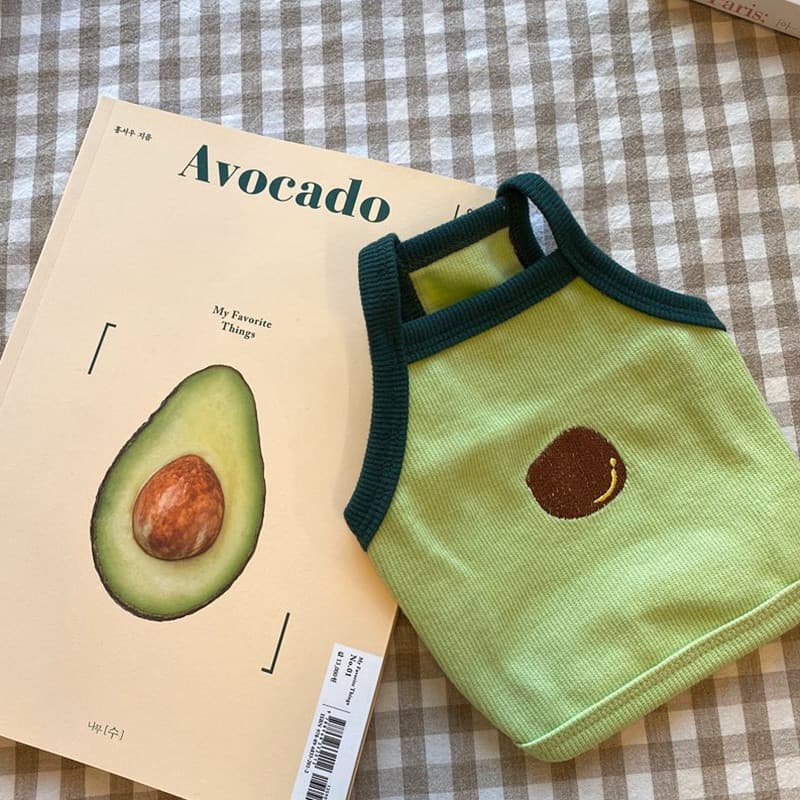Abacate camisola verão roupas para cães estilo fino Bichon Pomeranian Pet pequenos filhotes Teddy primavera verão estilo
