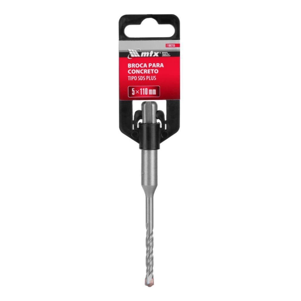 Broca Para Concreto Marteletes Sds Plus 5 x 110 mm Mtx