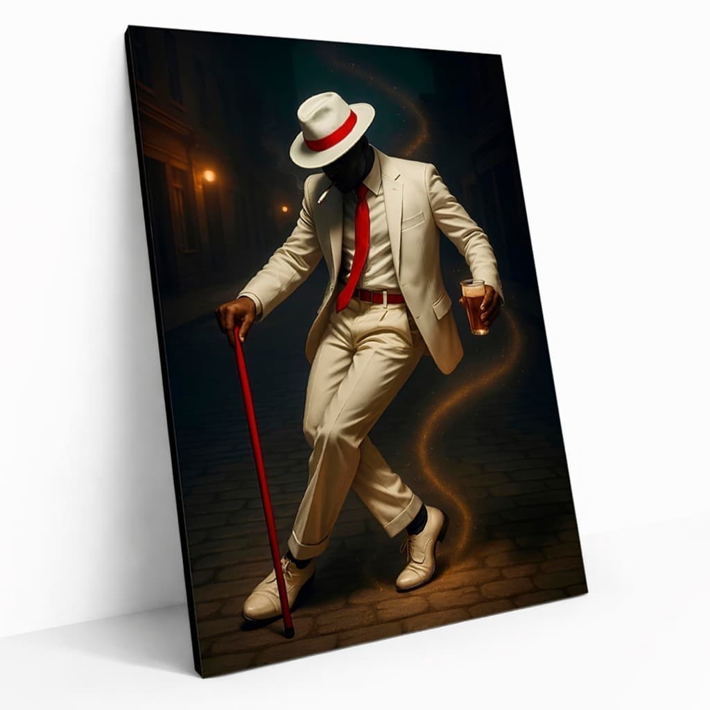 Quadro decorativo umbanda Malandro Ze Pilintra Falange da Malandragem salve seu Ze Axé