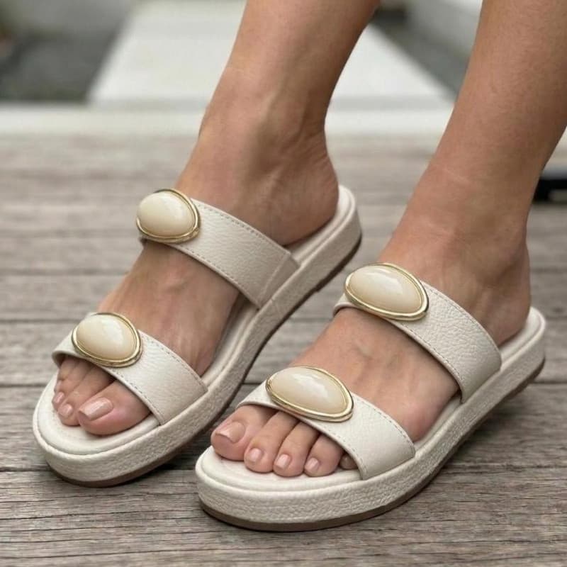 Chinelo Rasteira Feminina Lançamento Com Pedras Estilosa E Macia Para Mulheres Envio Imediato