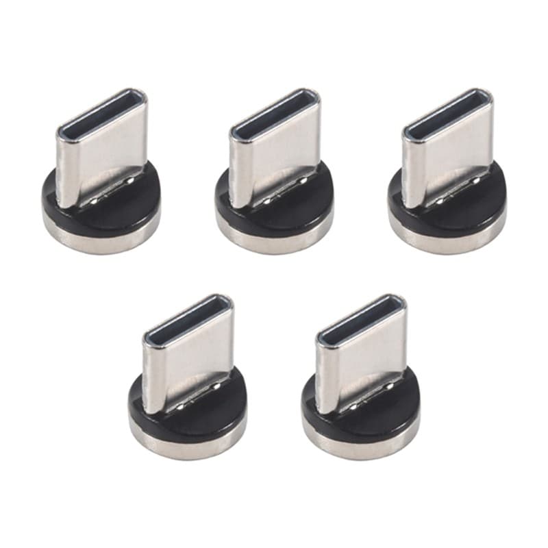 7Pin Type C Pontas De Plugue Magnético Adaptador De Cabo De Carregamento Rápido Para Carregador 360 ° Conector De Rotaçã