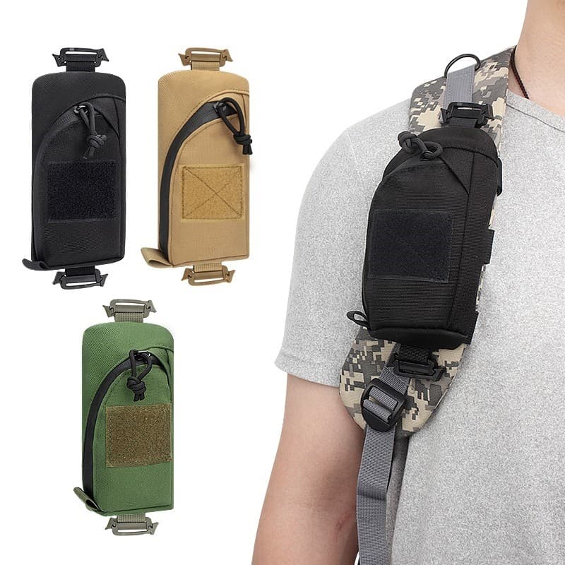 Ao ar livre portátil Universal tático escalada caminhadas Walkie-Talkie saco do telefone móvel saco do telefone móvel al