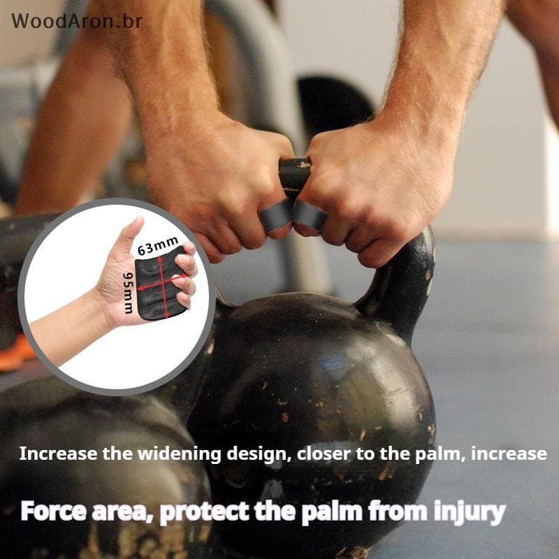 WoodAron Treinador De Dedo Ginástica Aperto De Mão Fitness Força Ginásio Puxar Cross Training Palm Grip Handle Protectio