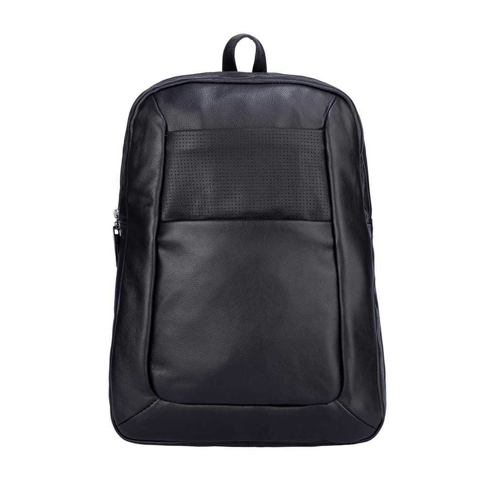 Mochila de couro grande slim Patrick