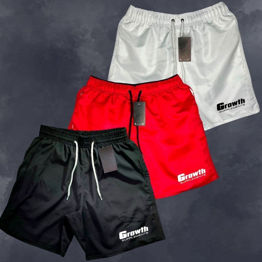 Kit 3 Bermudas Mauricinho Masculino GROWTH 01, Ideal Para Treino, Academia, Corrida, performance, dia a dia
