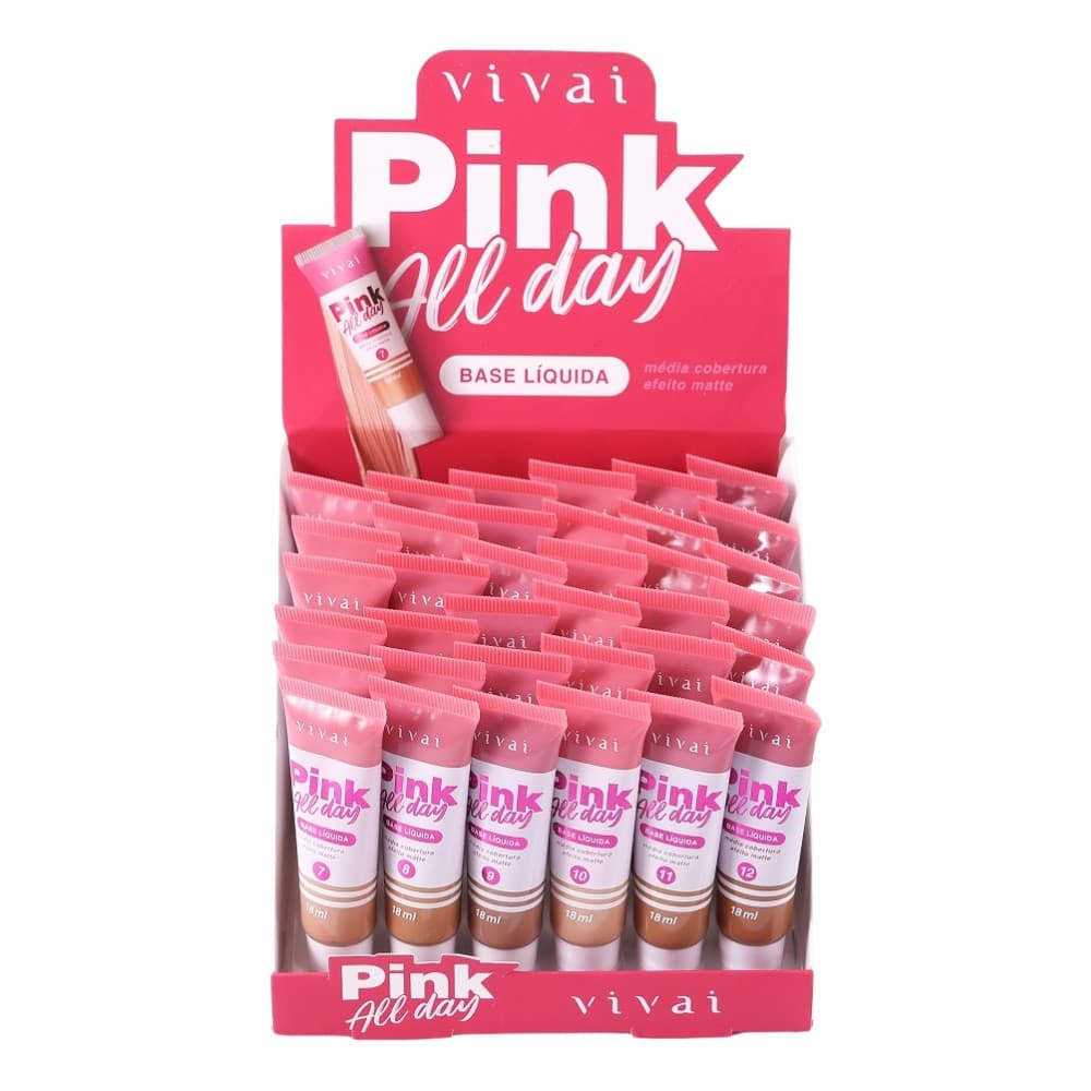 Kit Base Pink All Day C/6 Unidades Vivai - 1104.1.2