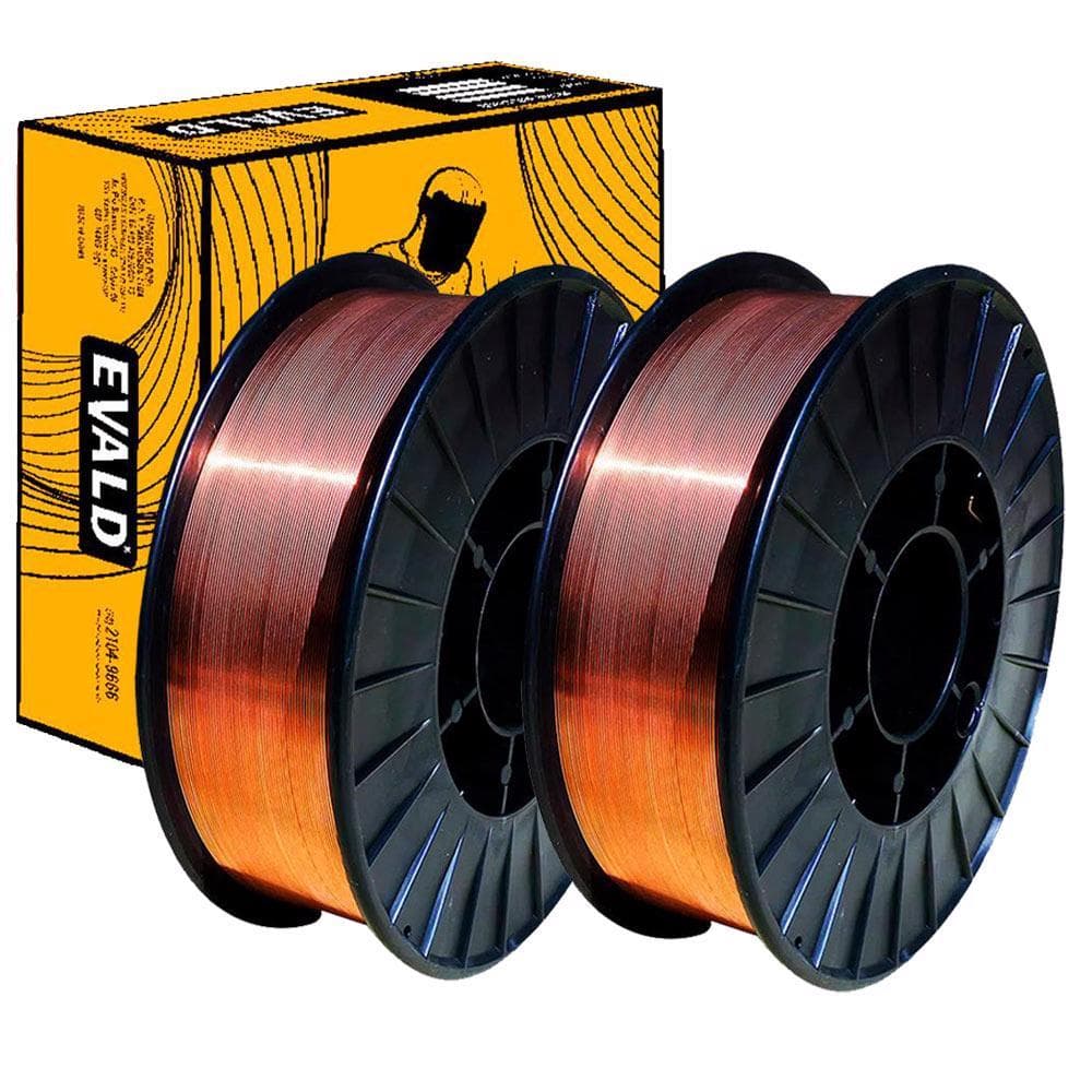 Arame para Solda MIG Rolo 5Kg 0,8mm ER70S-6 EVALD