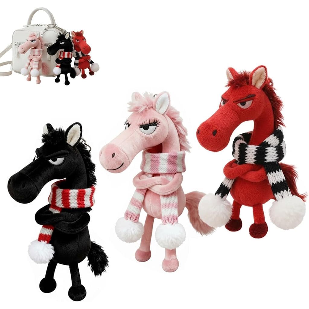 Mascote Da Sorte Do Ano Cavalo , Presente De Boa De Novo 2026 , Guardiões , Charme Pequeno Simbolizando Força , Coragem