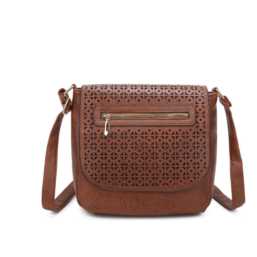 Um pequeno nécessaire estilo vintage com estampa de relevo ideal para o dia a dia e para o trabalho