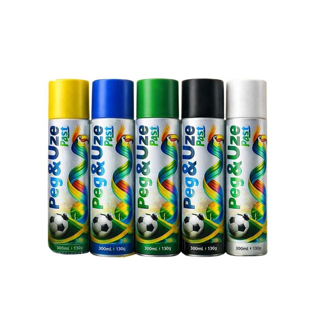 Kit 6 Spray Brasil Azul Verde Amarelo Copa Calçada Rua Chão