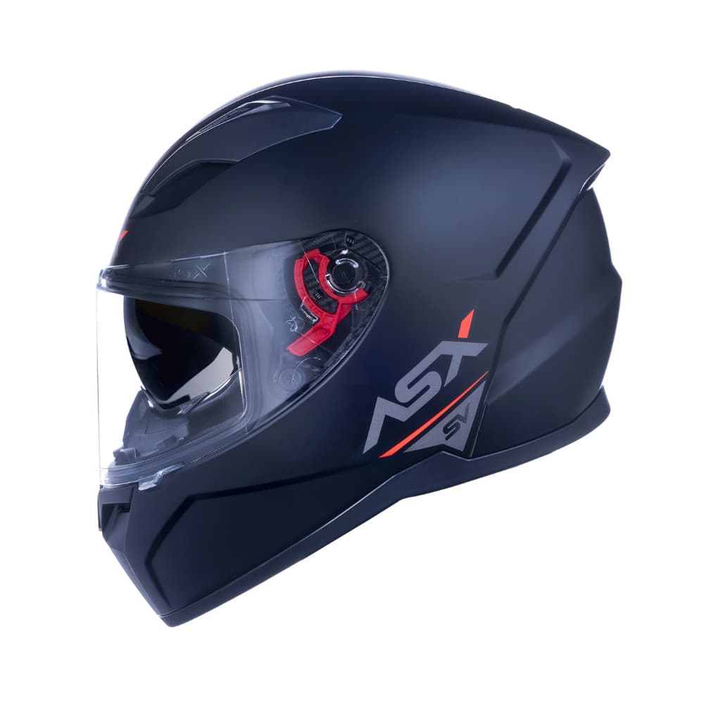 Capacete Para Moto Asx Com Óculos Interno City Solid fosco com Viseira cristal
