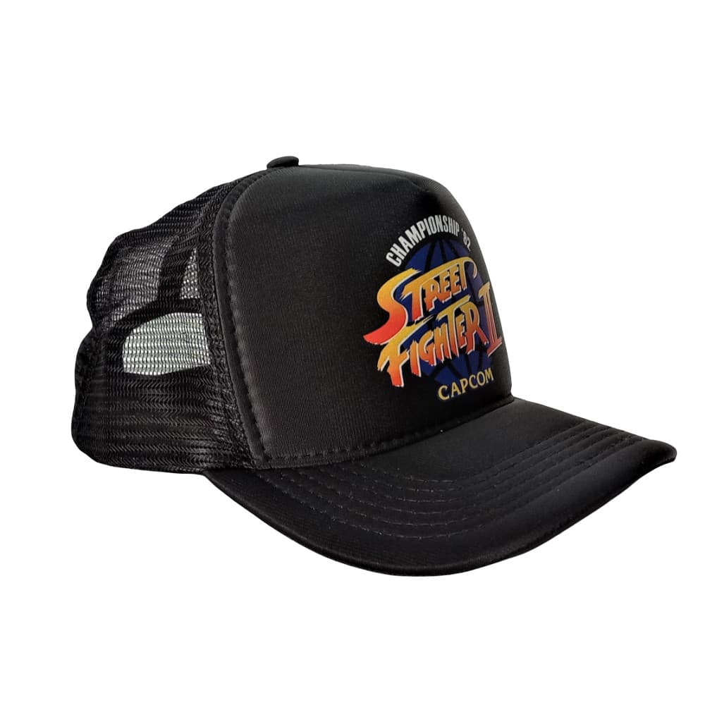 Boné Aba Curva Trucker Game Vintage Street Figthers Black