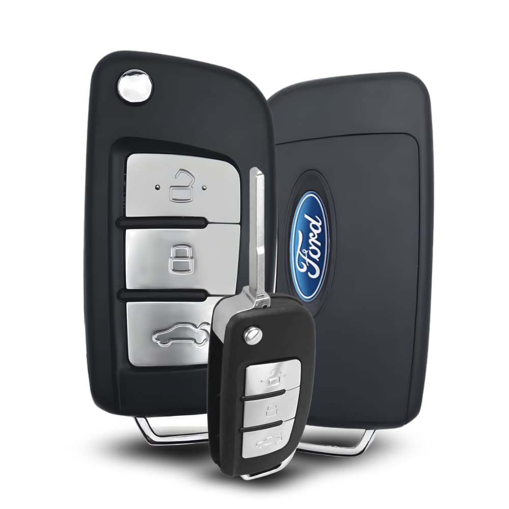 Carcaça Chave Canivete Ford Focus New Fiesta Ecosport 3 Bts
