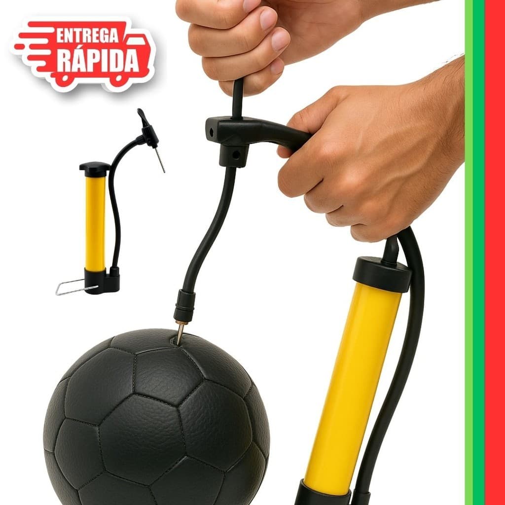 1 Bomba De Encher Pneu De Bike Motos Patinete Carrinho Bola Alumínio 31cm Mtb Bicicleta