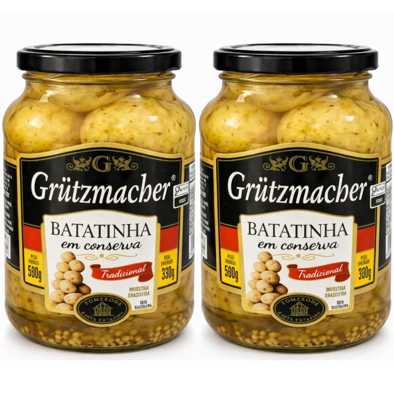 Batatinha em Conserva Tradicional - KIT 2 UNIDADES