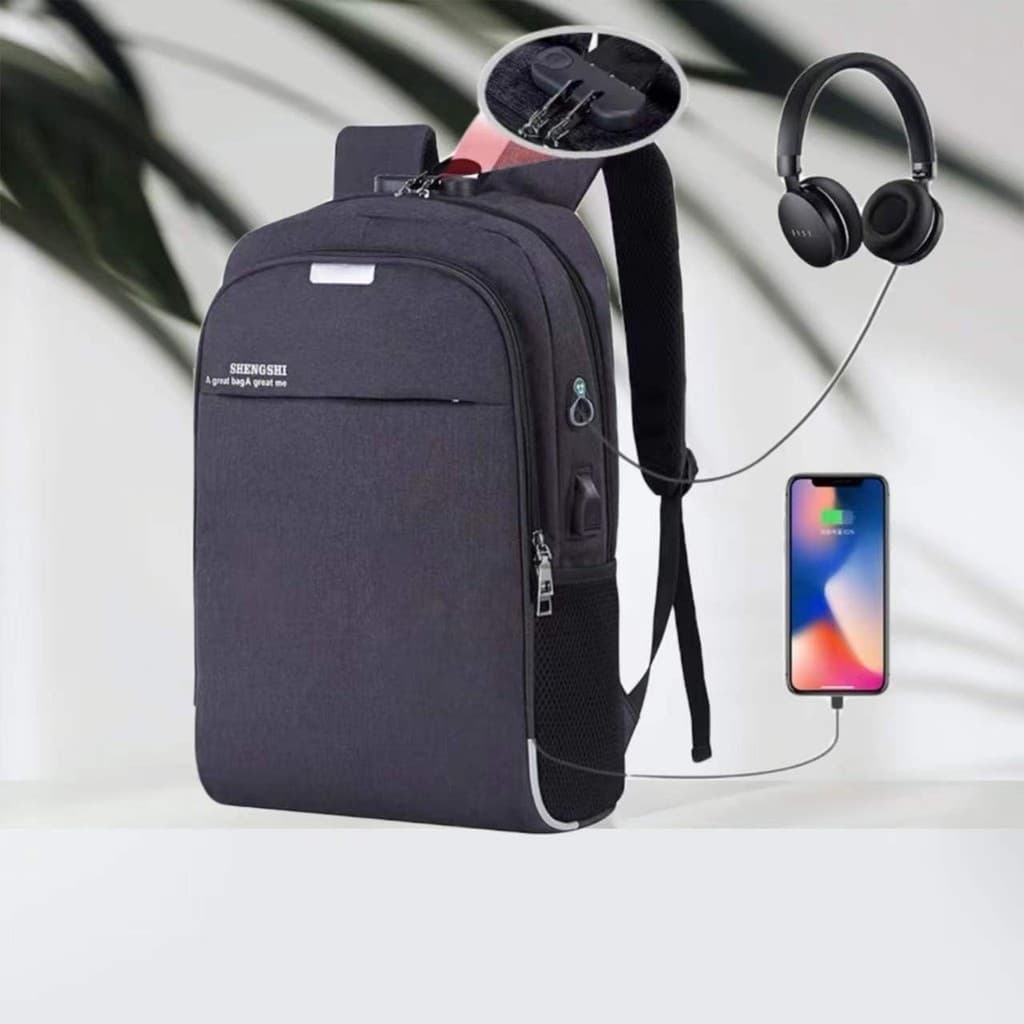 Mochila escolar impermeável e anti-roubo com cadeado MarisaStore