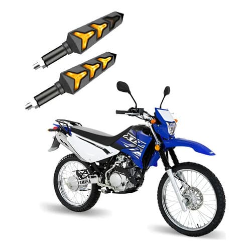 Par Seta Led Sequenciais Yamaha Xtz 125 2008 2009 2010 2011 Preto