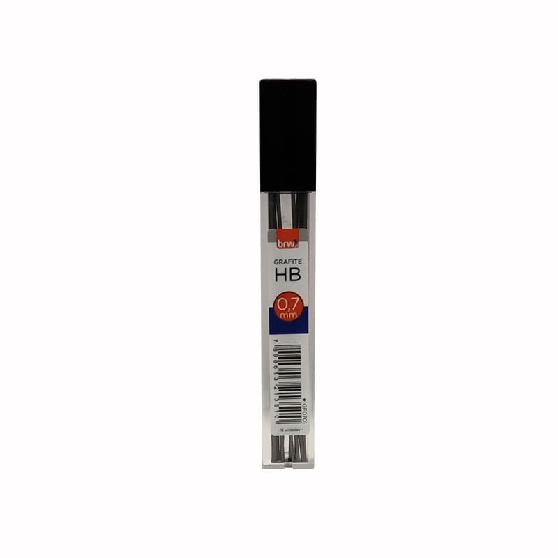 Grafite 0.7mm HB tubo com 12 unidades BRW