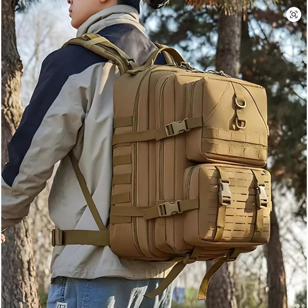 Mochila Bolsa Grande Pochete Militar Tática Resistente Casual À Prova De Água LevaVida