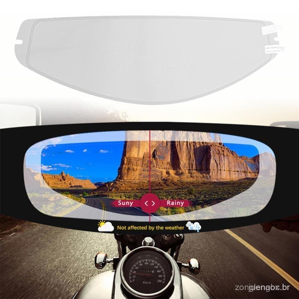 Filme De Viseira De Capacete De Motocicleta Antiembaçante Universal TKEY Para AGV K5 K3SV Adesivo Remendo Transparente A