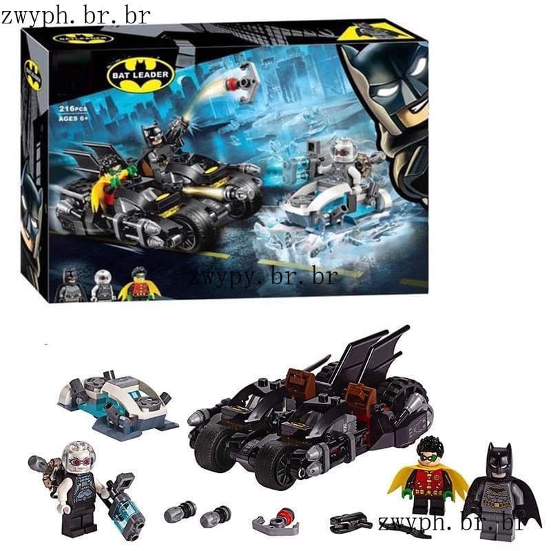 Brinquedos De Blocos De Construção Para Meninos Superhero Series Batman vs Ice Man material:ABS