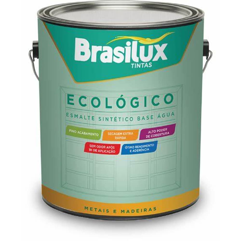 BRASILUX ESMALTE BASE AGUA ECOLOGICO AZUL FRANÇA 3,6L