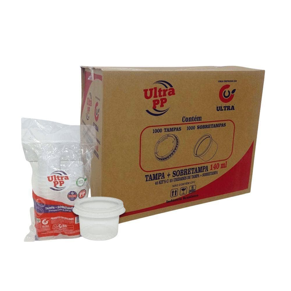 Pote Térmico Ultratherm Replast 140ml com Tampa 1000un