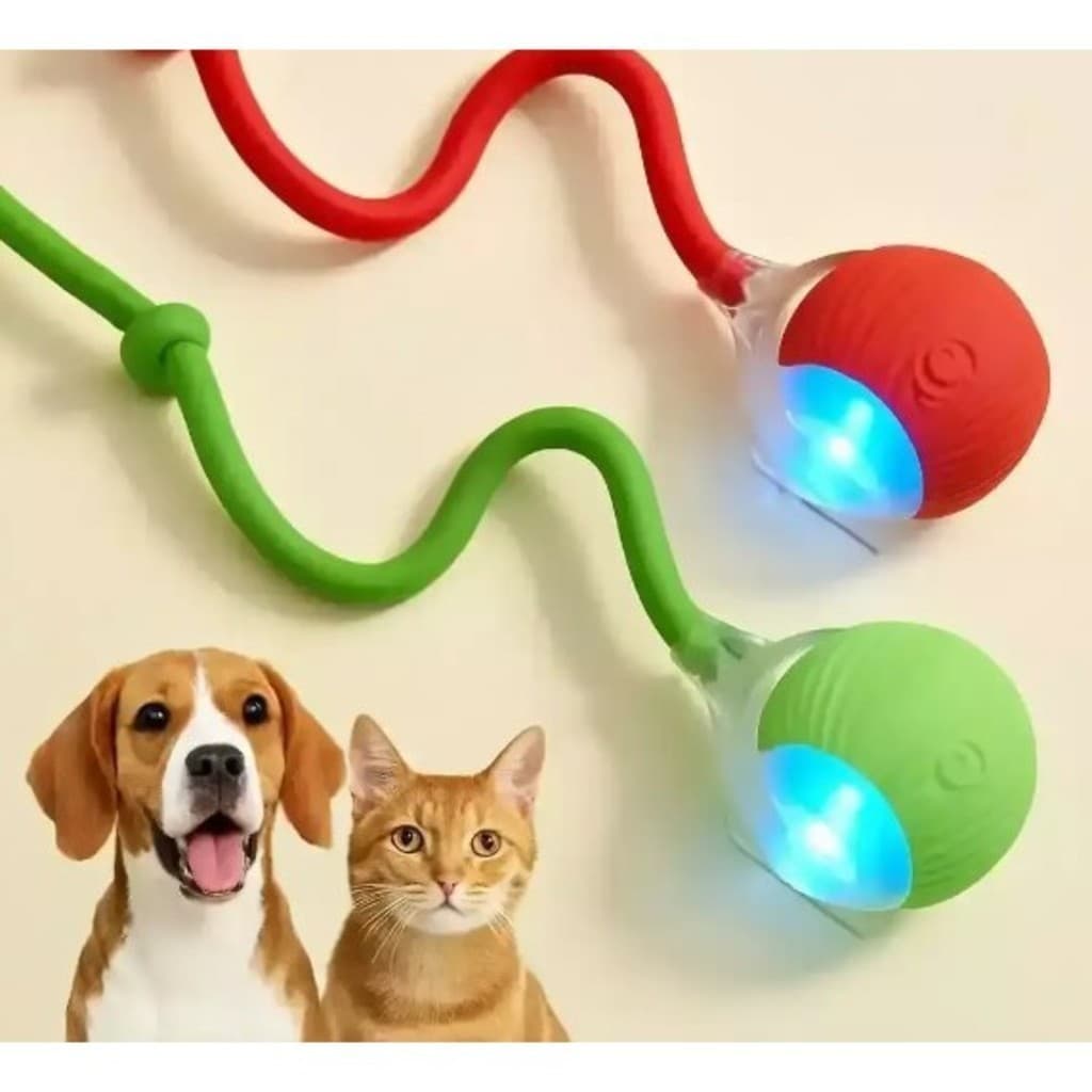 Bola Brinquedos De Rolamento Automático Cauda Do Falso Recarregável Bola Inteligente Gato Interativo