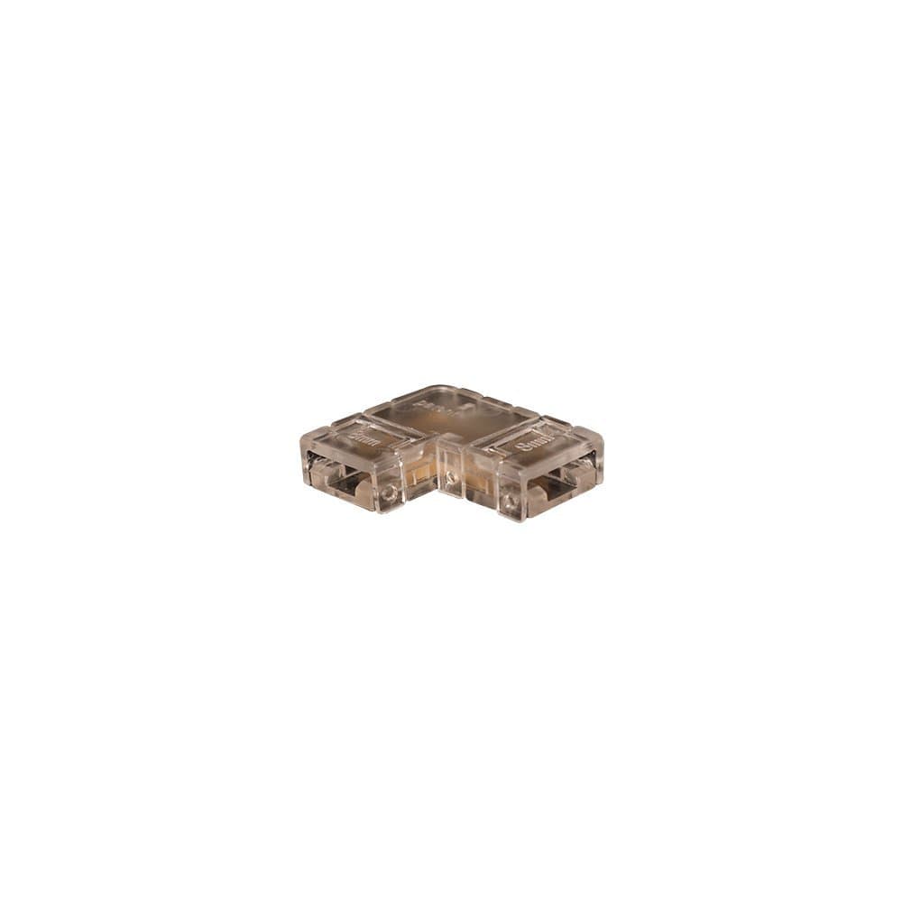 Kit com 10 peças Acessório Para Fita de LED COB Emenda 90º 8mm Acrílico - Nordecor 7265