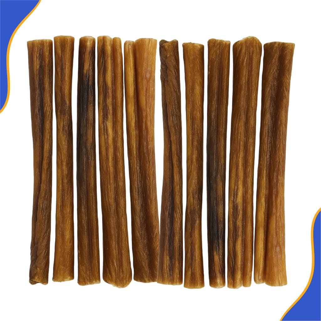 Esôfago Bovino 10 unidades, Desidratado para Cachorro 100% Natural | Petisco Saudável Cães Fiihotes