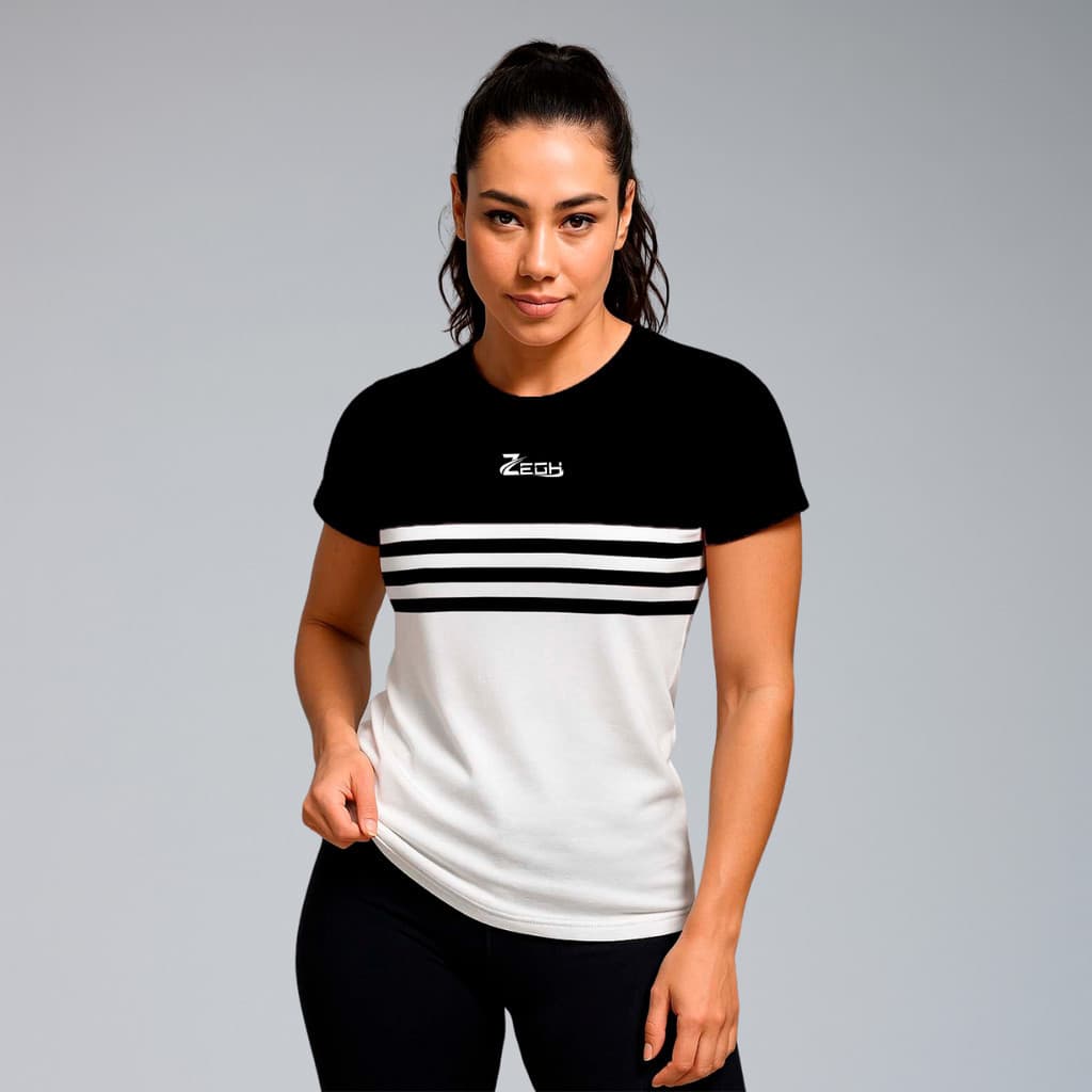 Camisa Camiseta Dry Fit Feminina Zegh Para Academia ou Corrida Com Proteção UV - Diversas Cores