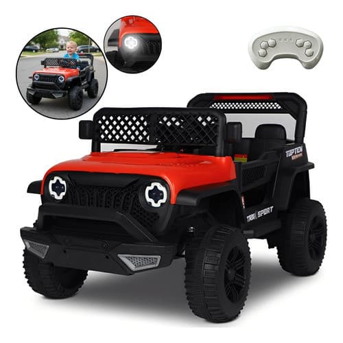 Mini Quadriciclo Elétrico Infantil 12v Com Luz Som Vermelho Vermelho