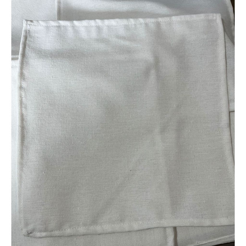 Lenço de linho de cor pura ideal para personalização de madrinhas de casamento 25x25