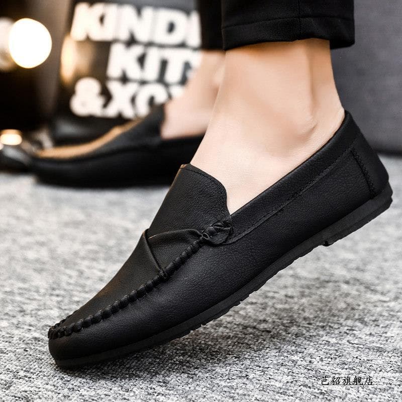 Moda masculina trabalho High-End mocassins ervilhas sapatos masculinos resistente ao desgaste casamento noivo sapatos na