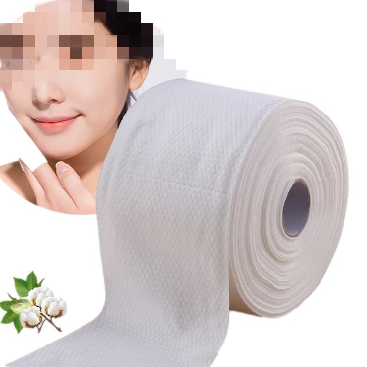 Toalha de rosto descartável para salão de beleza, removedor de maquiagem, algodão puro, pérola, tecido facial, toalha de