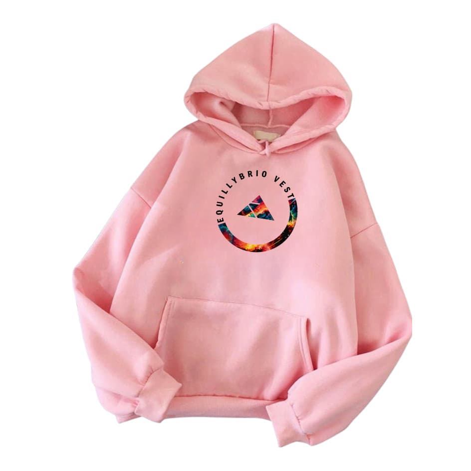 Moletom Canguru Equillybrio Circulo Agasalho Casual Com Capuz LOOK PERFEITO