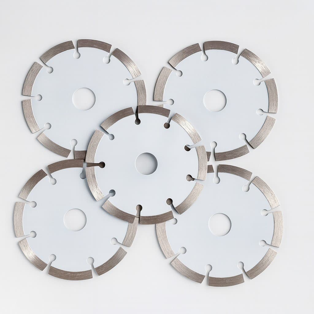 Disco Diamantado Segmentado 110mm x 22,23mm Corte em Alvenaria e Concreto Esmerilhadeira