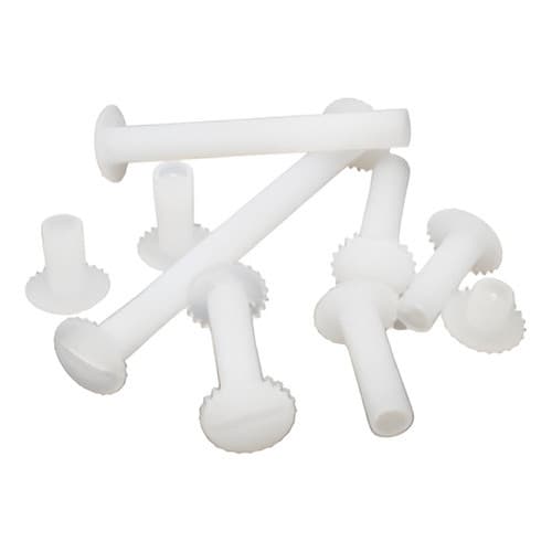 Parafuso Plástico Macho E Fêmea Altura 5mm C/ 10 Unidades