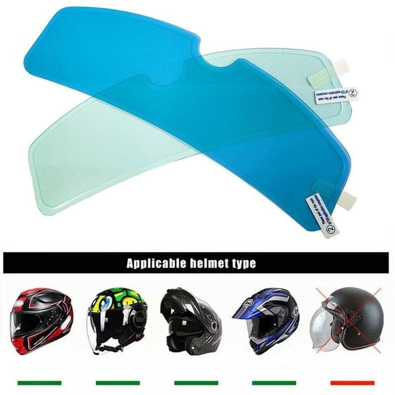 Película De Capacete À Prova De Chuva / Motocicleta / Hd / Lente Filme Anti Embaçamento