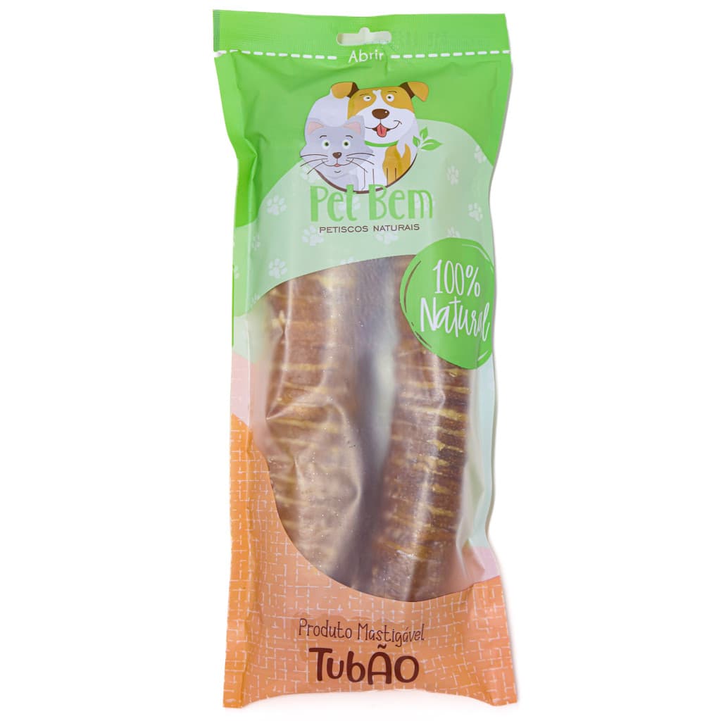 Tubão Bovino 2un (Traqueia Desidratada) - Pet Bem