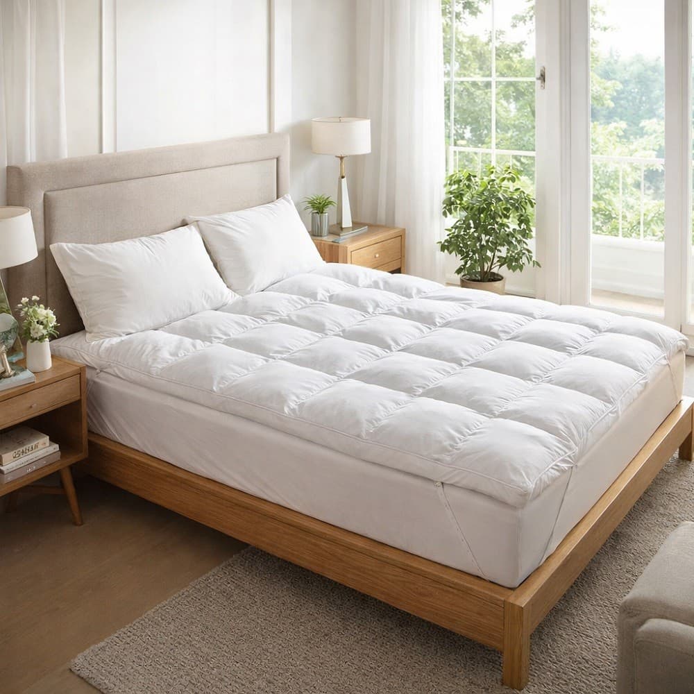 Protetor Colchão Pillow Top Queen Buddemeyer Vision Gold Algodão Grosso Macio
