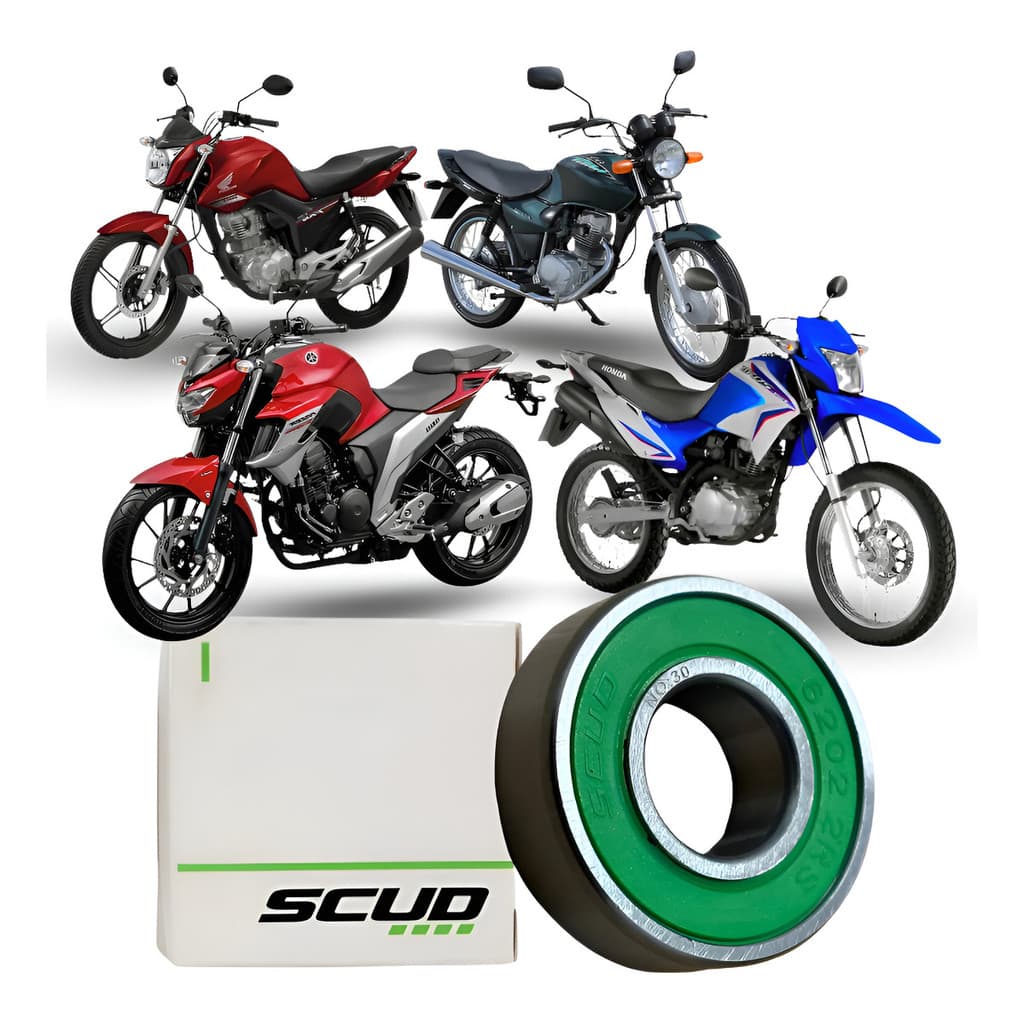 Rolamento Roda Traseira Titan Fan 125 150 160 Bros XRE 300 CB 300 Twister Lander Fazer 250 XT 660 Scud 2000 01 A 2025