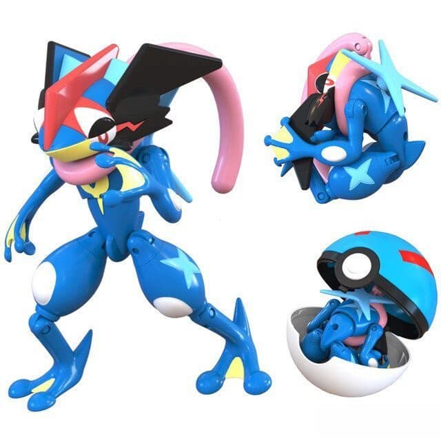 Boneco Pokémon Variante Bola Brinquedo Modelo Greninja Bonecos de Bolso Presente Móvel