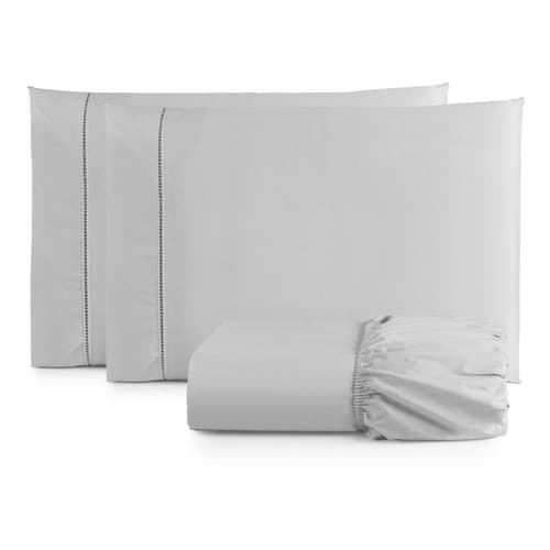 Conjunto King 3 Peças Percal 200 Fios Fronhas 90cm x 50cm