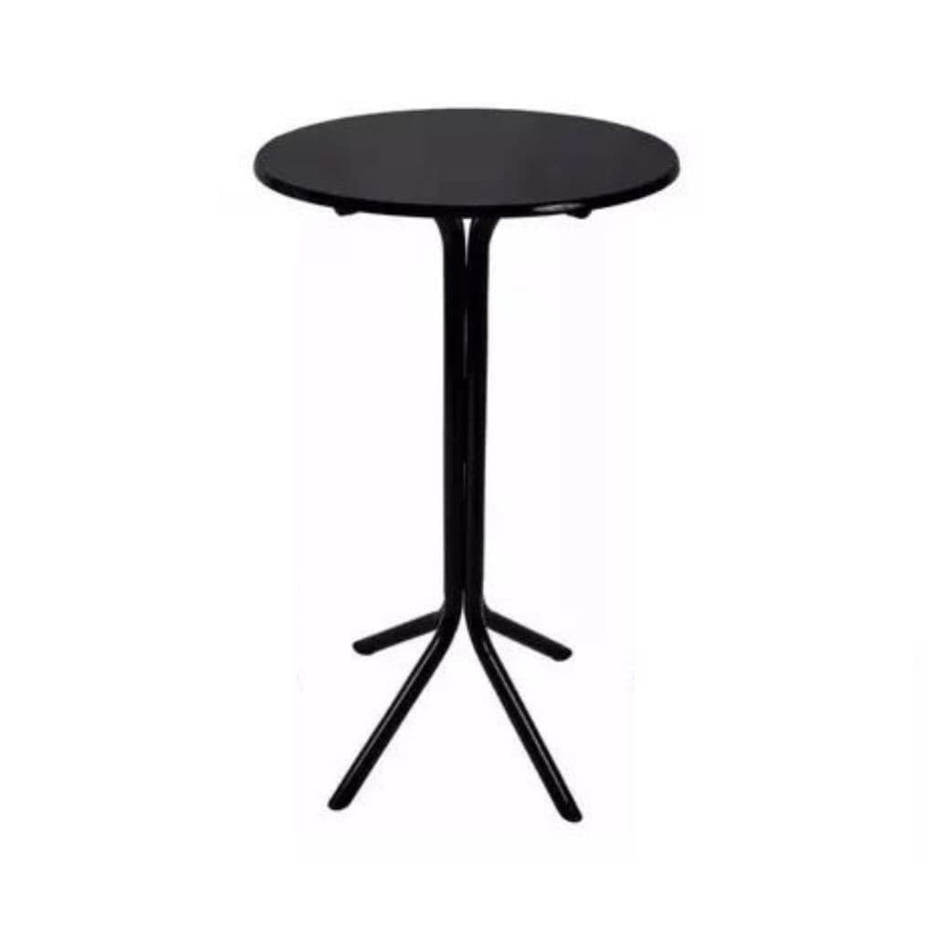 Mesa Bistrô Redonda Alta Com Tampo MDF Gourmet Area de Lazer Churrasco