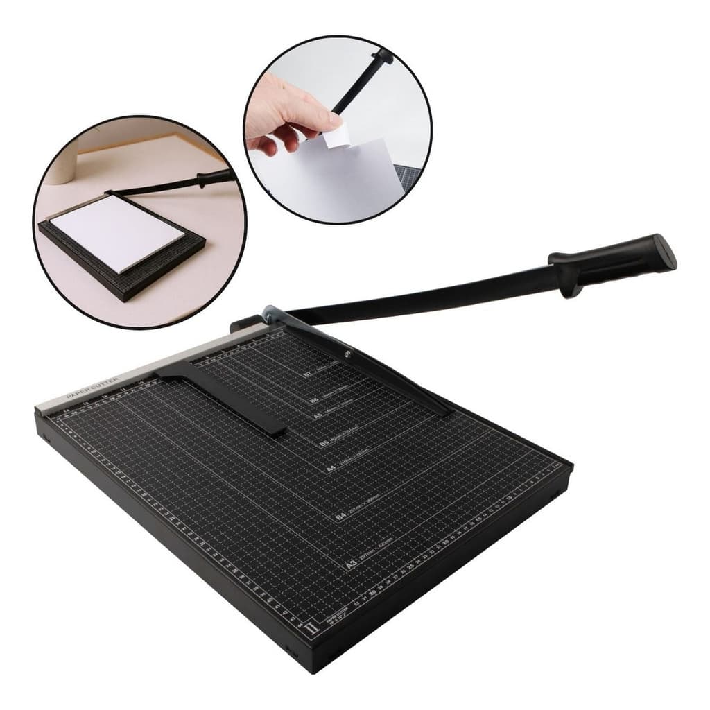 GUILHOTINA PAPEL 10 FOLHAS A3 PRETO - IWGPA310PT