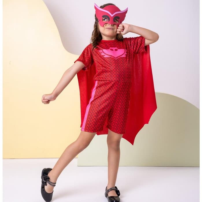 Fantasia Infantil Corujita PJ Masks